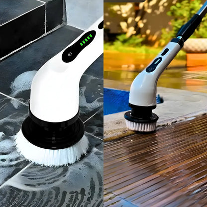 Escova Eletrica 9 Em 1 com Cabo Alongador