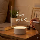 Luminária LED 3D Lousa