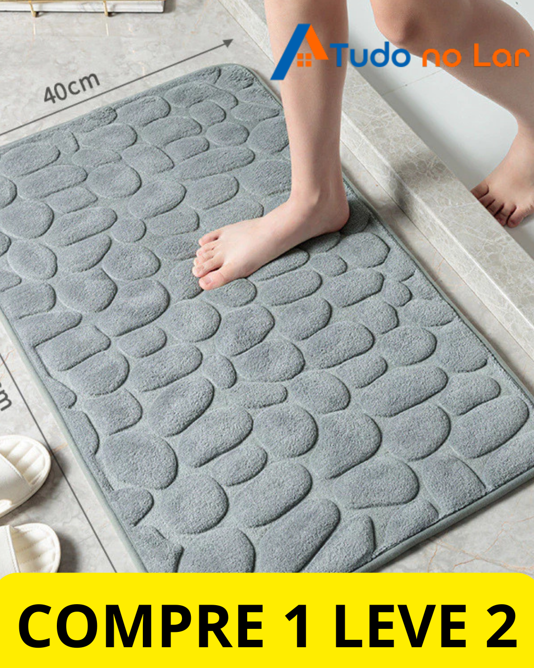 Tapete para Banheiro Soft Premium - COMPRE 1 LEVE 2