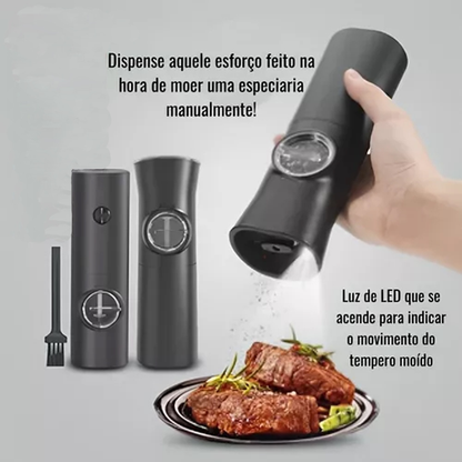 Moedor Elétrico De Sal Pimenta Temperos Condimentos Automático Com Ajuste de Moagem best