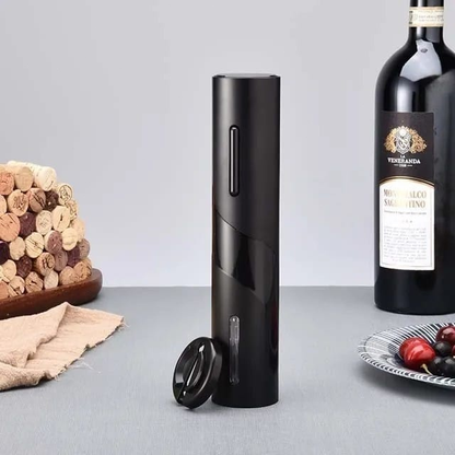 Kit Abridor De Garrafa De Vinho Automático Saca Rolha Elétrico A Pilha Presente para casa