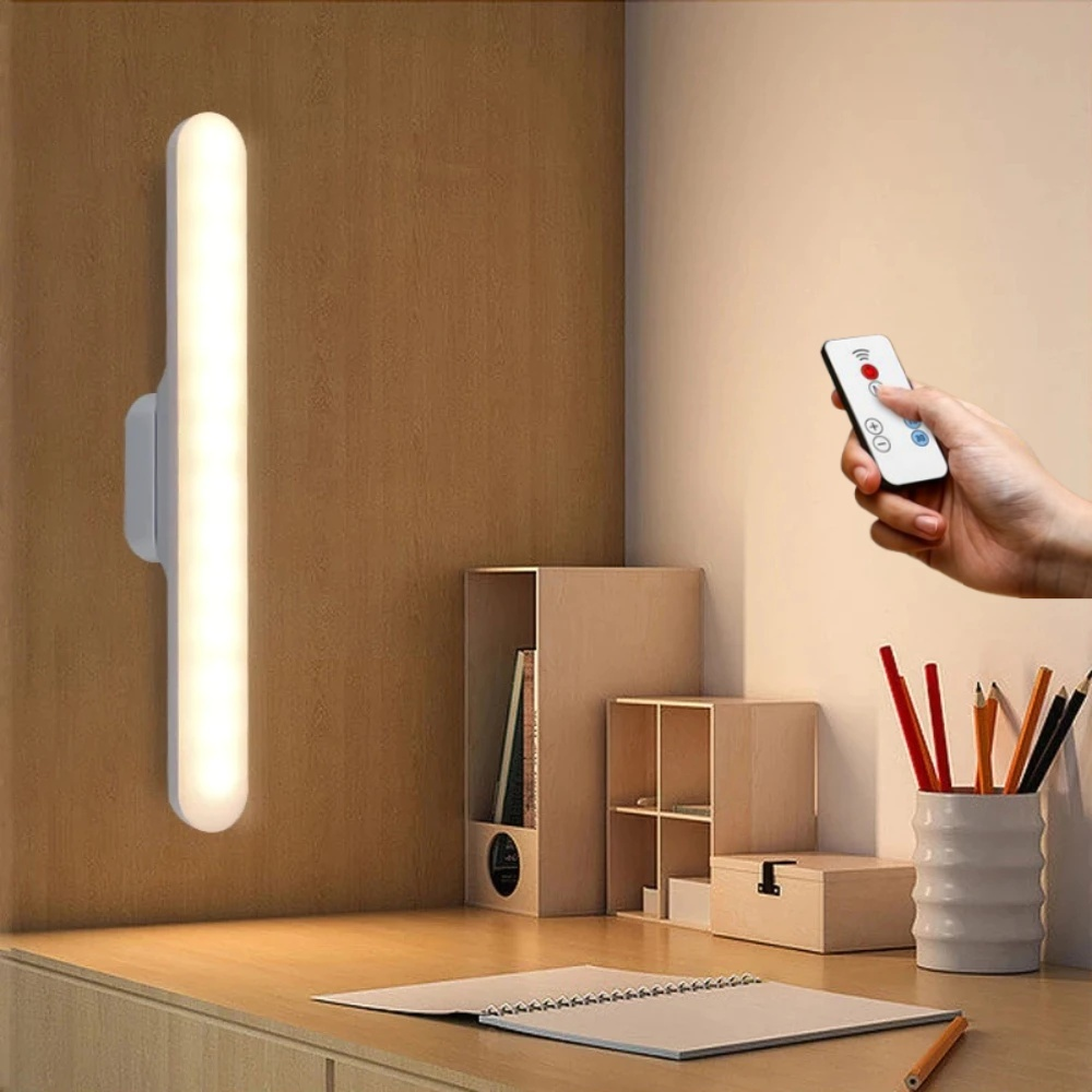 Luminária De Led Bastão Recarregável Magnético Touch de 32cm com controle remoto