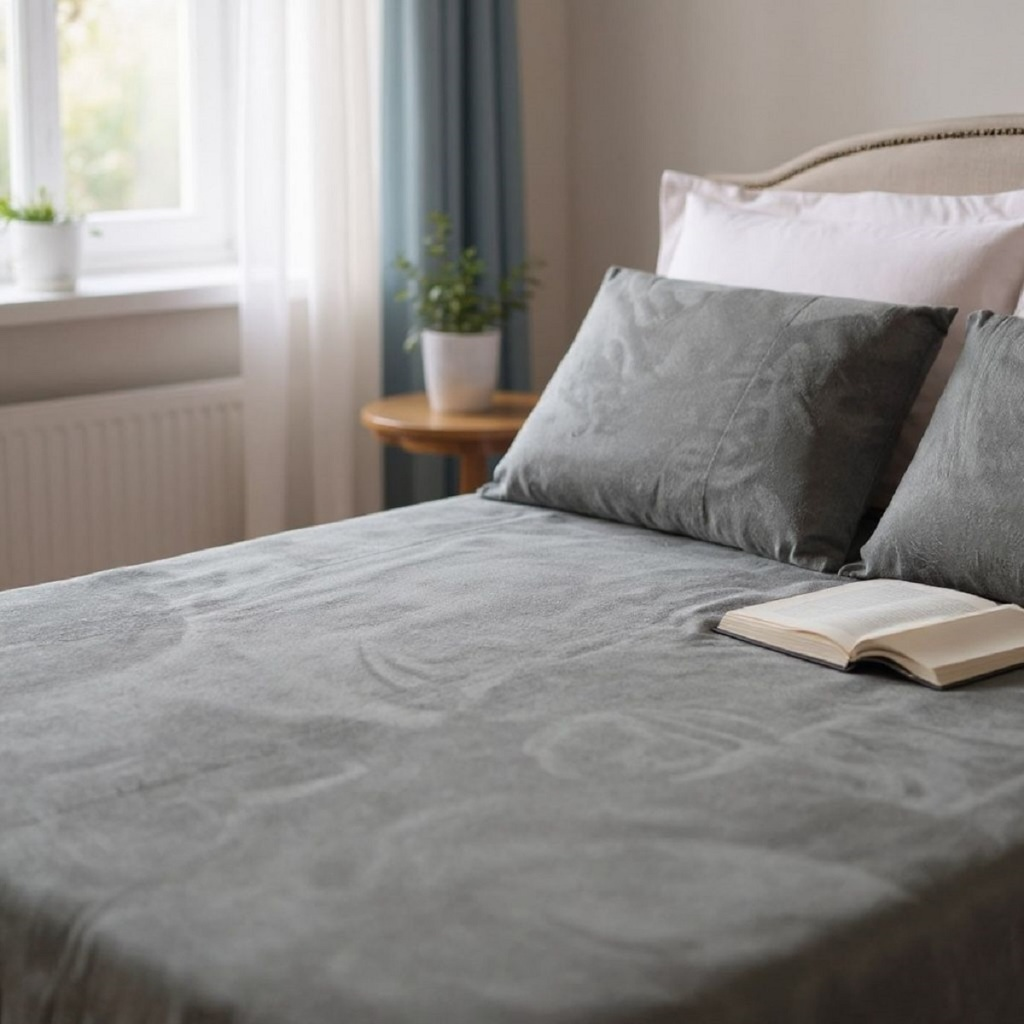 Jogo de lençol plush aveludado soft conforto em cama casal, tecido macio e quente ideal para o inverno