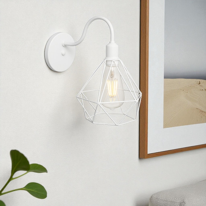 Luminária de Parede Arandela Retro Diamante