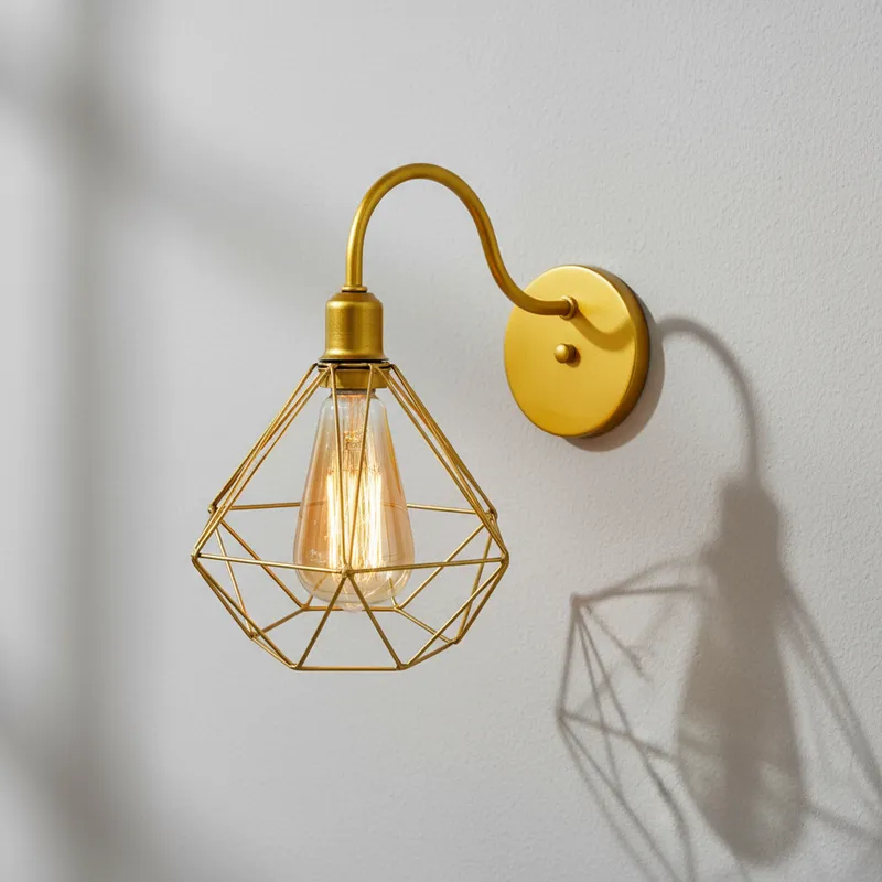 Luminária de Parede Arandela Retro Diamante