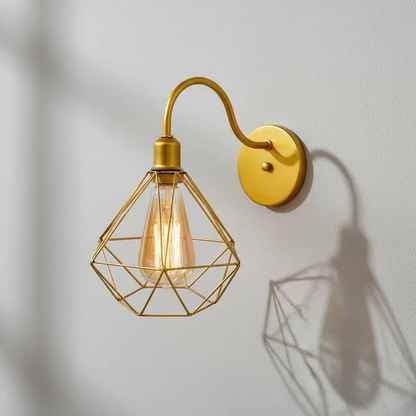 Luminária de Parede Arandela Retro Diamante