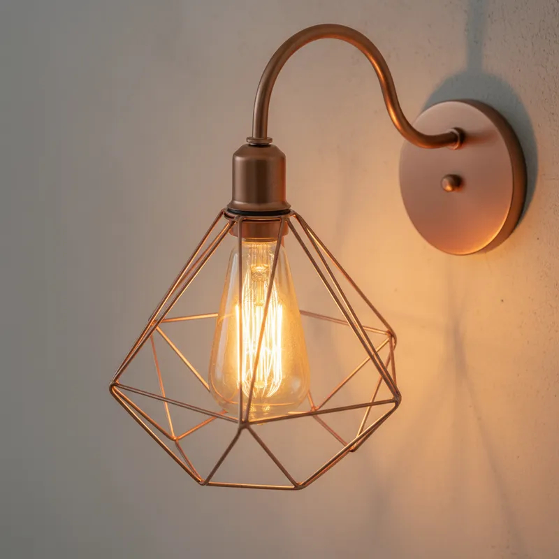 Luminária de Parede Arandela Retro Diamante