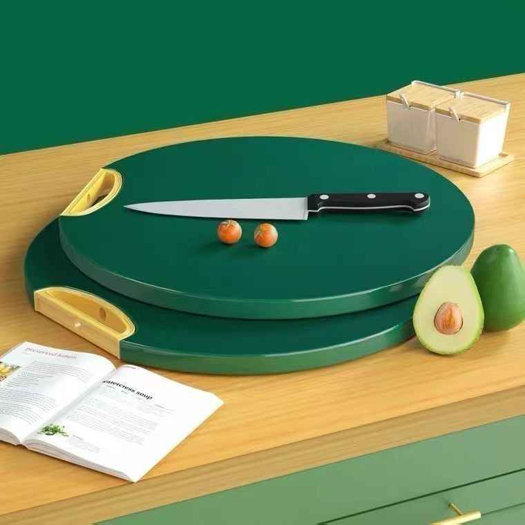 Tábua De Corte Antibacteriana À Prova De Mofo 35cm Com Suporte Em Pé Para Cozinha